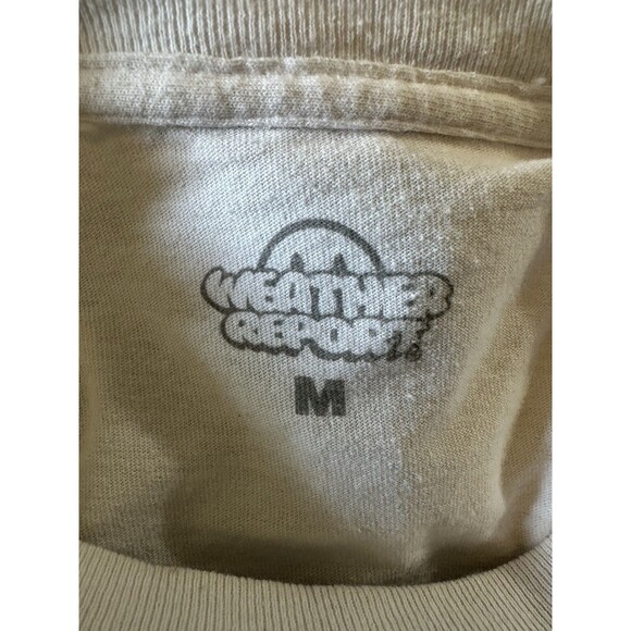 4Hunnid YG Men Sz M Graphic T-Shirt White Tee Man Face Weather Report Limited Ed - Picture 5 of 5